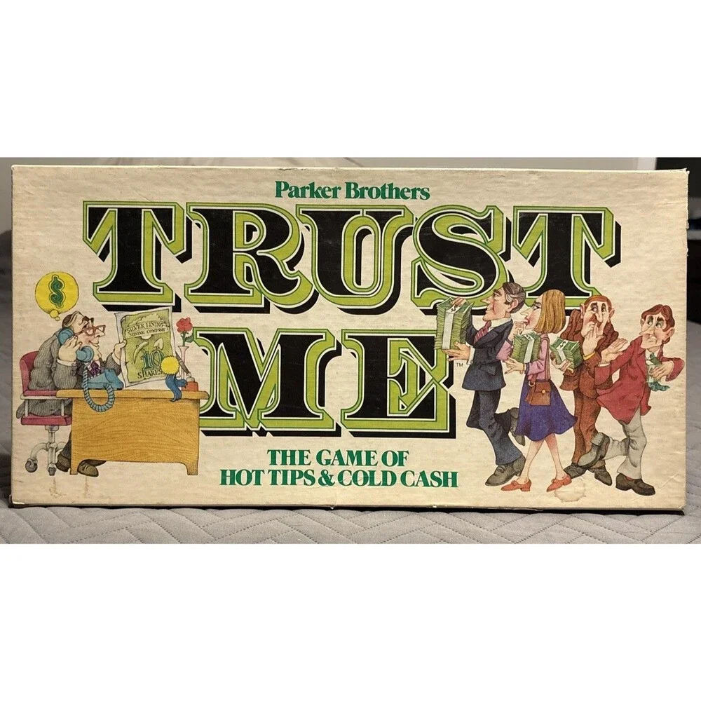 Trust Me Vintage 1981 Parker Brothers Board Game Complete Property Investment